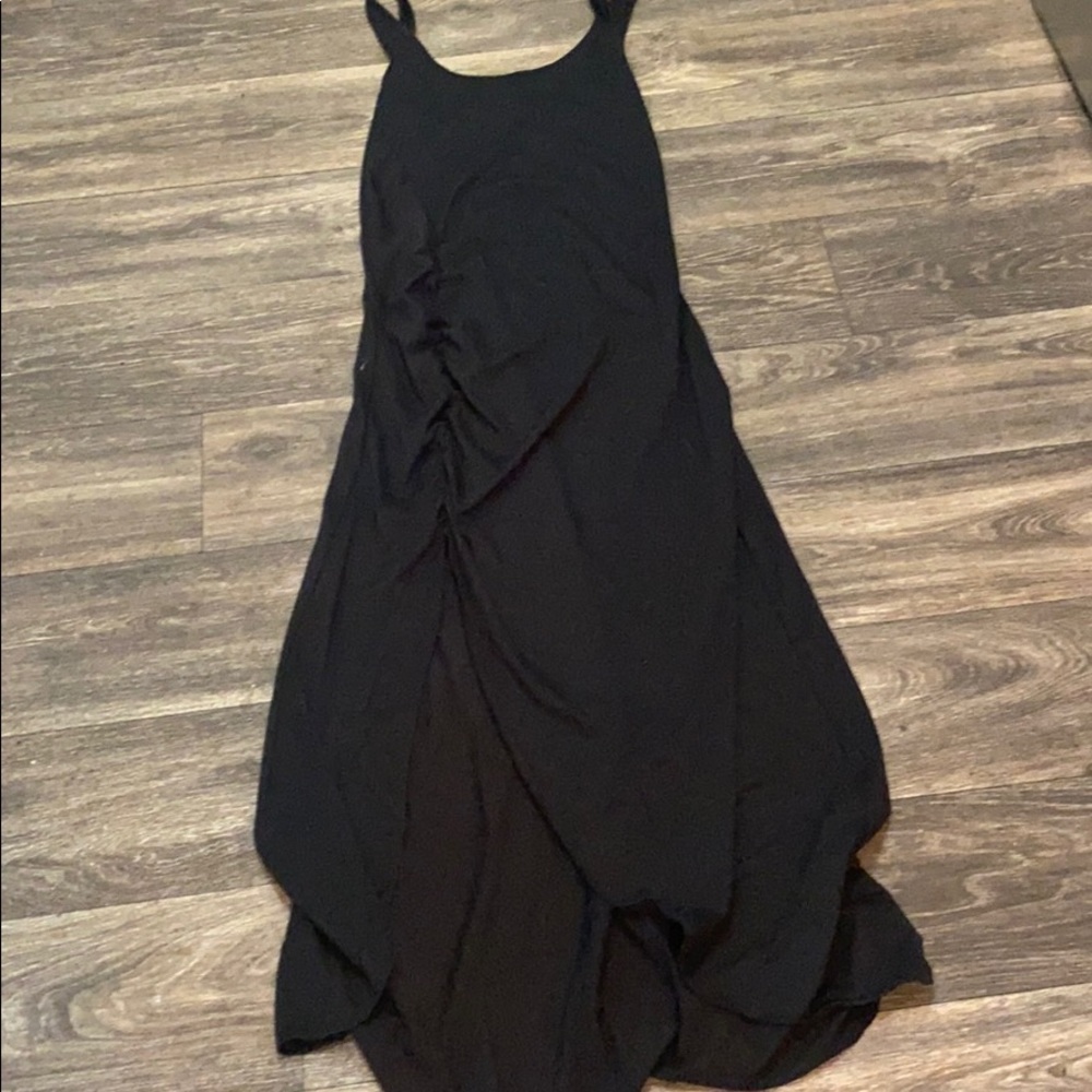 Black maxi dress
